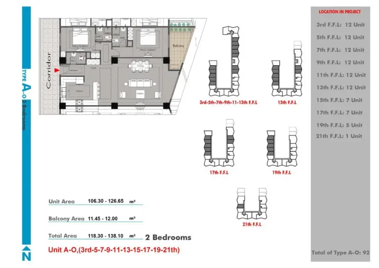 A2 پلان های 119 الی 139 متری