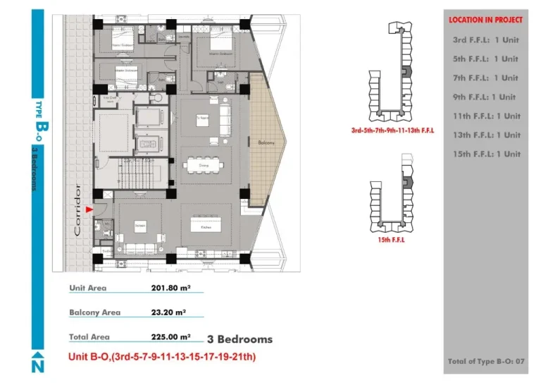 B1 پلان 225 متری