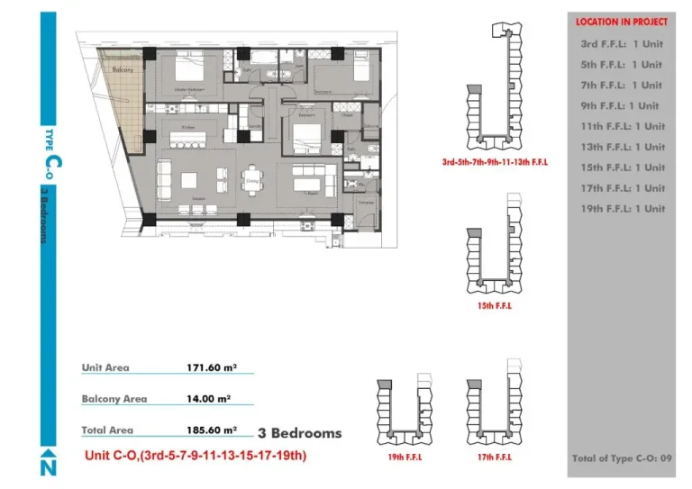 C2 پلان 186 متری