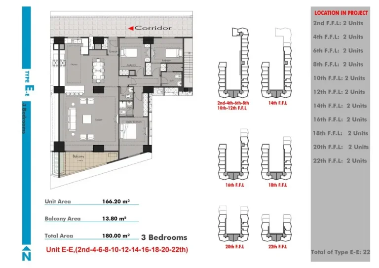 E1 پلان 180 متری