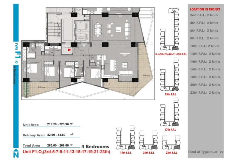 F2 پلان 263 متری