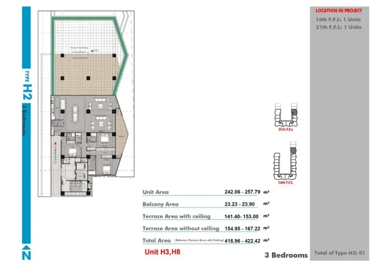 H2 پلان های 419 الی 423 متری